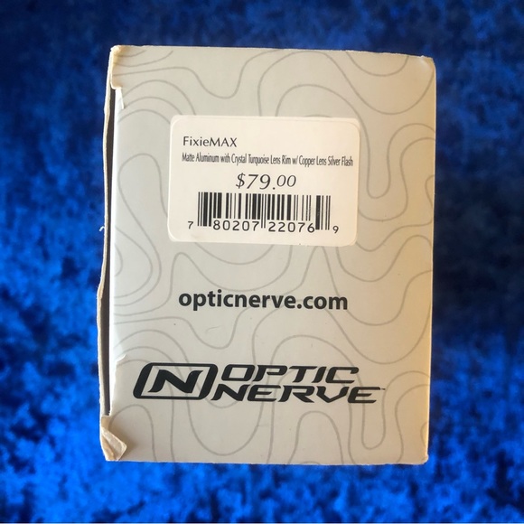 Turquoise Frame Optic Nerve Sunglasses - Picture 12 of 14